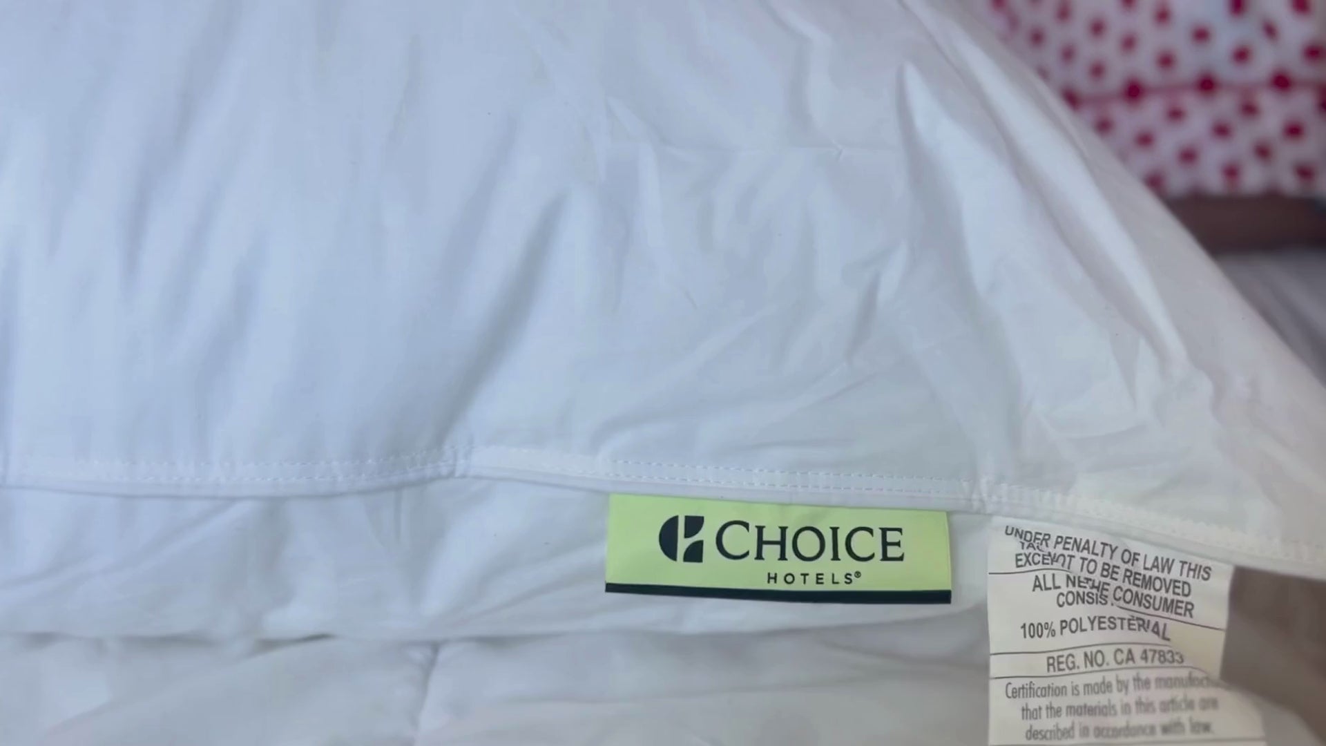Green Label Soft Pillow | Featured at Many Choice® Hotel Family of Brands