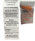 Two tags: The left lists materials (polyester, down & feather), care, and manufacturer for the Hollander Holiday Inn® Pillow Combo Pack; the right is white with "IHG Bedding Collection" and firmness icons in orange and gray.